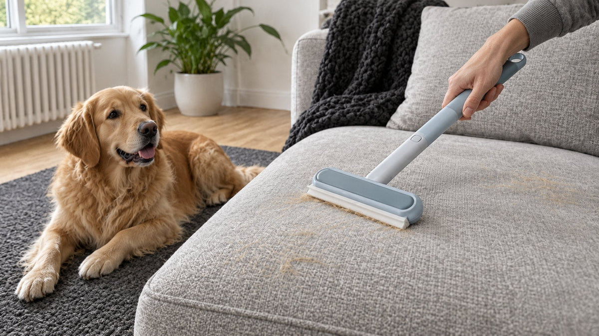 How to Get Pet Hair Off a Sofa (Fabric, Leather and Velvet)