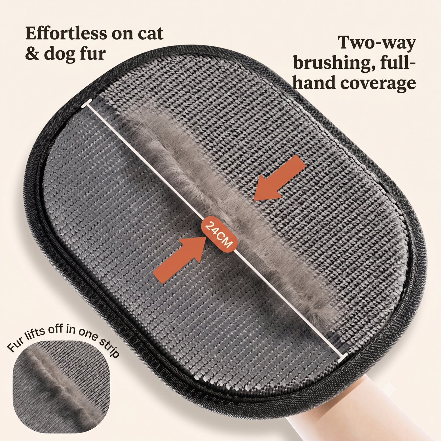 Meoggy Cuddle Glove — Fur-Removal Mitt