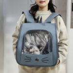 Breathable Mesh Cat Carrier Backpack – Lightweight & Comfortable - Image 9