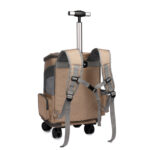 Foldable Cat Carrier Backpack with Wheels - Image 7