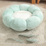 Pet Bed Mat New Pet Soft Dog Cat Blanket  Flower Shaped Doghouse - Image 10
