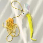 Cat Toys Simulated Caterpillar Cute Toys Funny Self-hey Interactive Toy Rope Grabbing Mouse Telescopic Hanging Cat Pet Supplies - Image 5