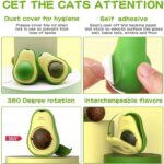 Cute Avocado Catnip Toys Cat Teeth Cleaning Toy Cat Supplies Catnip Mini Cat Treat Toys Interactive Pet Toys Pet Products Pet Avocado Ball Cute Funny Mint Cleaning Teeth Toy For Cat Supplies - Image 5