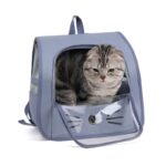 Breathable Mesh Cat Carrier Backpack – Lightweight & Comfortable - Image 8