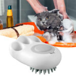 Durable Cat Paw Bath Brush Fine Foaming Labor-saving Cartoon Shape Pet Dog Cat Pet Hair Grooming Brush Reusable Dog Hair Comb Pet Products - Image 4