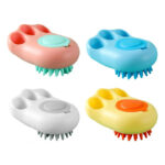 Durable Cat Paw Bath Brush Fine Foaming Labor-saving Cartoon Shape Pet Dog Cat Pet Hair Grooming Brush Reusable Dog Hair Comb Pet Products - Image 7