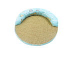 Cat Bed Summer Rattan Sofa with Pillow - Image 3