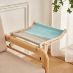Cat Bed Hanging Bed Balcony Window Glass Wood - Image 3