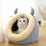 Cat House Villa Enclosed Cat Supplies Bed - Image 4