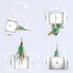 Interactive Cat Toy With Interchangeable Heads  Pet Feather Toys - Image 2