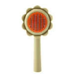 Cat Brush Dog Shedding Brush Flower Shape Stainless Steel Self Cleaning For Dog For Pet Supplies, Cat Grooming Brush, Self Cleaning Slicker Brushes For Dogs Cats Grooming Brush Tool - Image 10