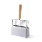 Metal Filter Cat Litter Shovel Set Pet Toilet Cleaning Scoop Poop Clean Tool Large Wooden Handle Pets Supplies - Image 10