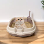 Pet Toilet Bedpan Training Plastic Sand Litter Box Cat Dog Tray With Scoop Cat Litter Box Anti-Splash Dog Clean Toilet - Image 2