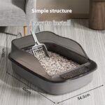 Oversized Litter Box High Fence Anti-splash Cat Toilet Extra Large Cat Supplies Cat Basin Source - Image 4