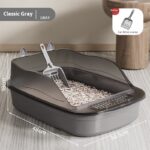 Oversized Litter Box High Fence Anti-splash Cat Toilet Extra Large Cat Supplies Cat Basin Source - Image 7