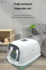 Litter Box Fully Enclosed Cat Toilet - Image 4