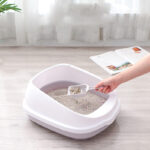 Cat Litter Box Semi-enclosed Oversized Splash-proof Cat Cage Can Be Placed In The Cat Toilet Small Kitten  Deodorant - Image 2