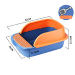 Bedpan Fully Enclosed Cat Litter Box Cat Kennel Kennel - Image 3
