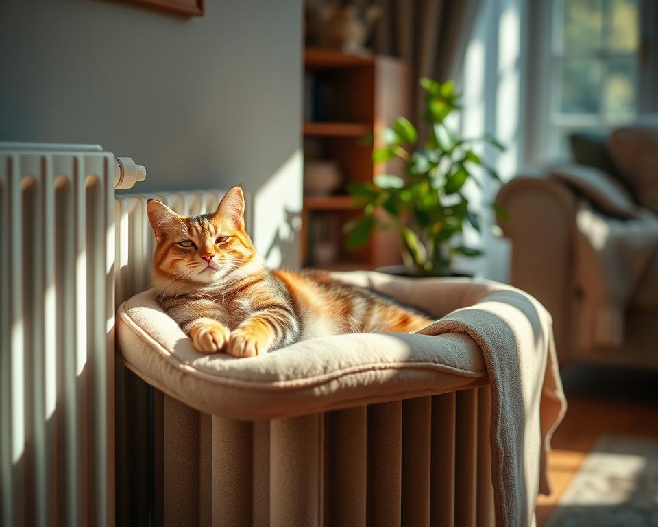 cat radiator bed